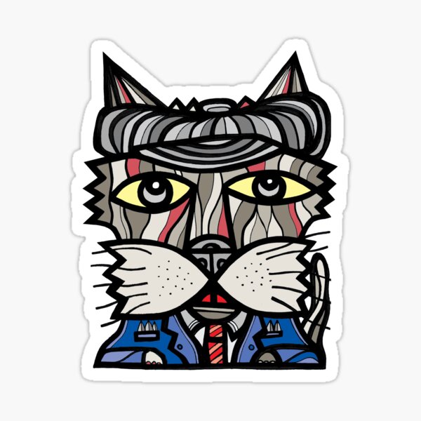 "Cozy Kat" Sticker