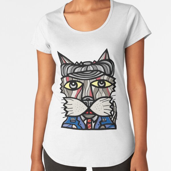 "Cozy Kat" Premium Scoop T-Shirt