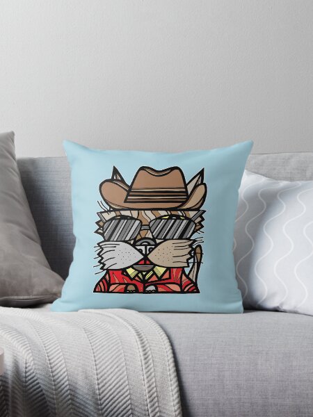 "Thunder Kat" Throw Pillow