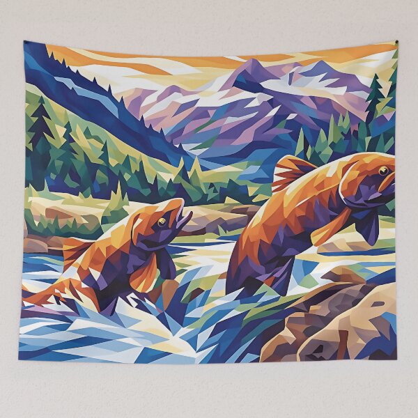 Item preview, Salmon Run designed and sold by Boddicca.