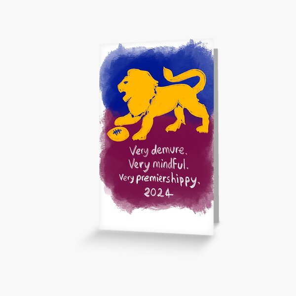Item preview, Brisbane Lions Premiers   designed and sold by HappyByName.