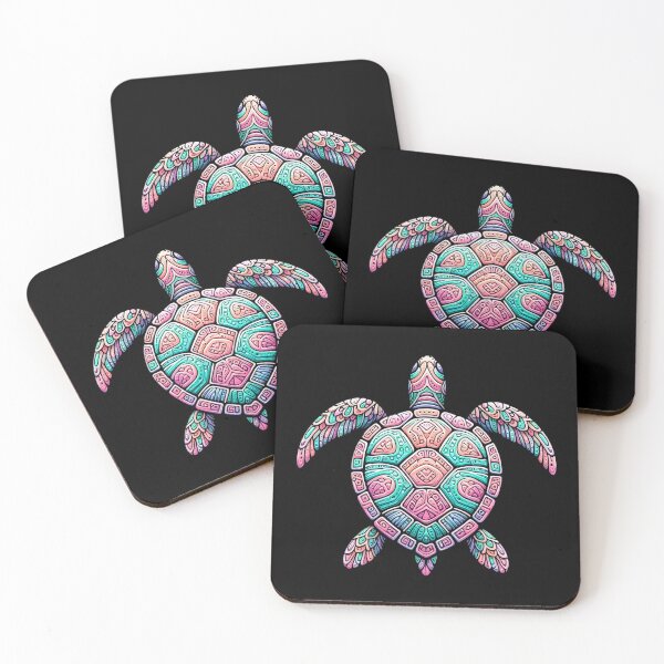 Item preview, Colorful Sea Turtle designed and sold by Nostalgia Busters.