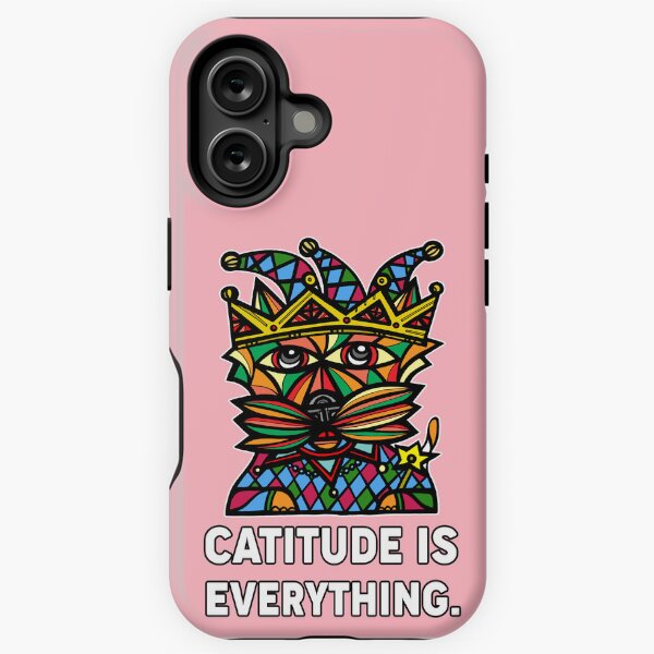 "Catitude is Everything." iPhone Tough Case