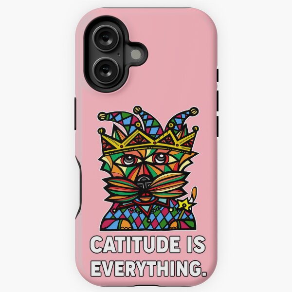 "Catitude is Everything." iPhone Tough Magsafe Case