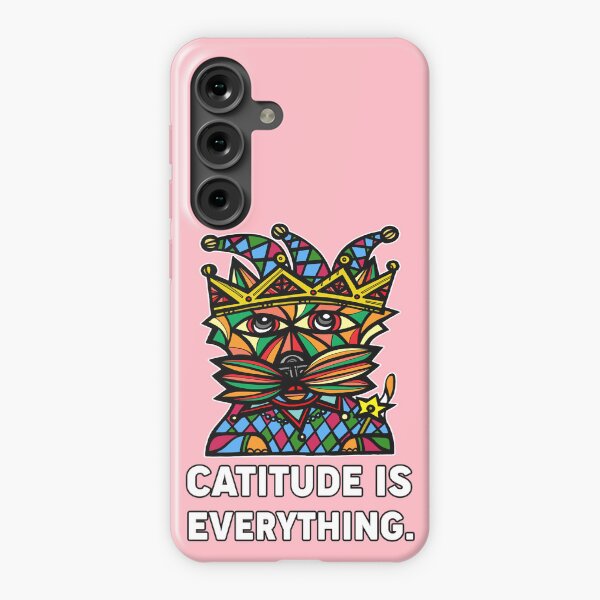 "Catitude is Everything." Samsung Galaxy Snap Case