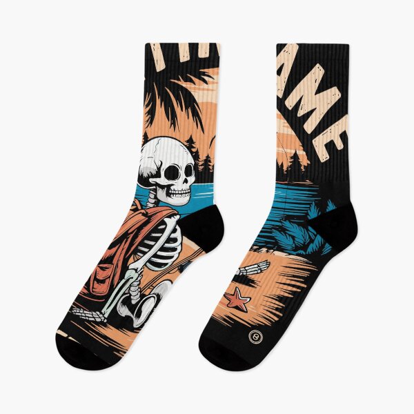 Item preview, Fishing Enthusiast Skull Design - The Ultimate Waiting Game designed and sold by waterloop.
