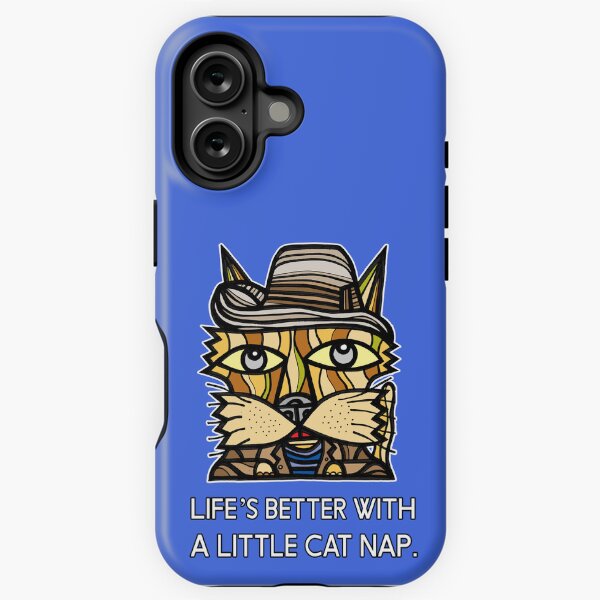 "Life's Better with a Little Cat Nap." iPhone Tough Case