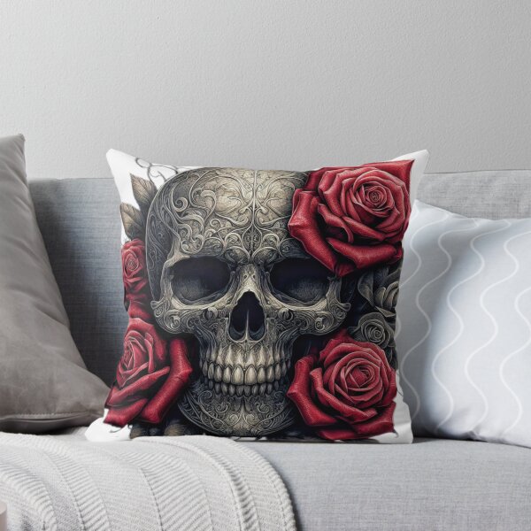 Item preview, #1..Skull and Red Rose designed and sold by Daofa.