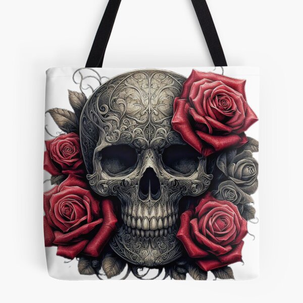 Item preview, #1..Skull and Red Rose designed and sold by Daofa.