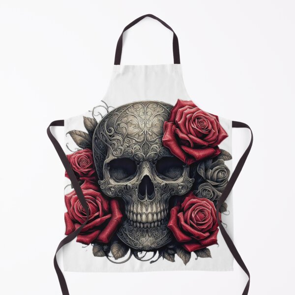 Item preview, #1..Skull and Red Rose designed and sold by Daofa.