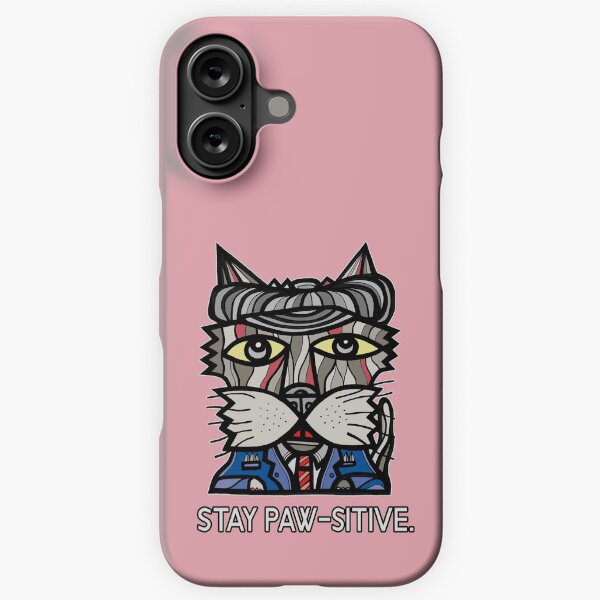 "Stay Paw-sitive" iPhone Snap Case