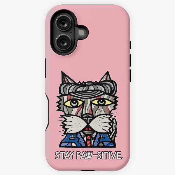 "Stay Paw-sitive" iPhone Tough Case