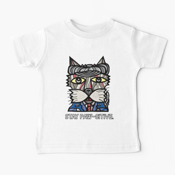 "Stay Paw-sitive" Baby T-Shirt