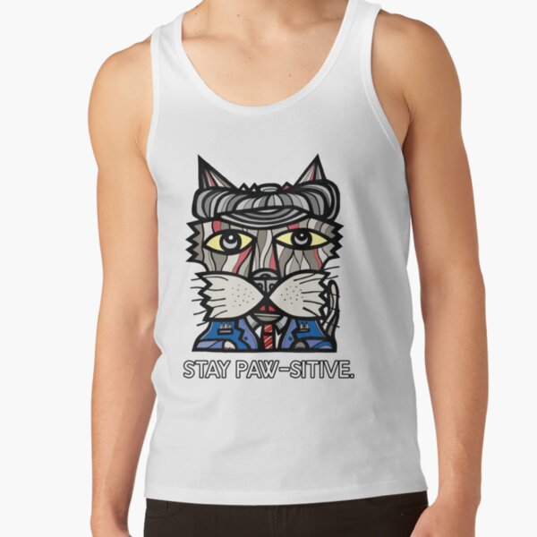 "Stay Paw-sitive" Tank Top