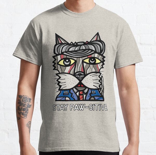 "Stay Paw-sitive" Classic T-Shirt