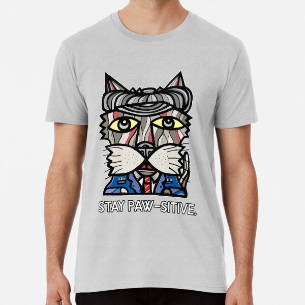 "Stay Paw-sitive" Premium T-Shirt