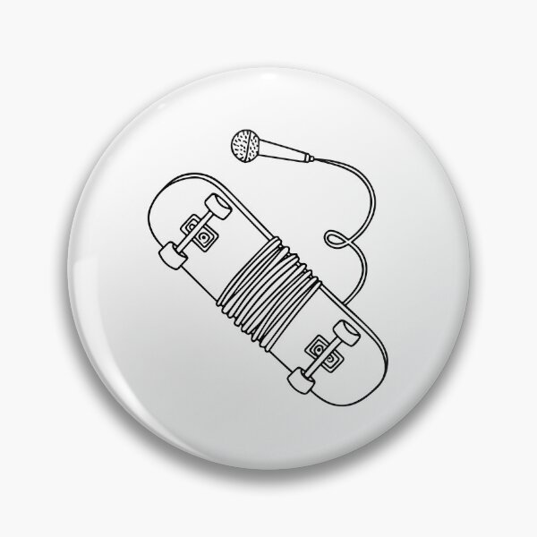 Item preview, microphone cable wrapped around a skateboard designed and sold by rasagamastore.