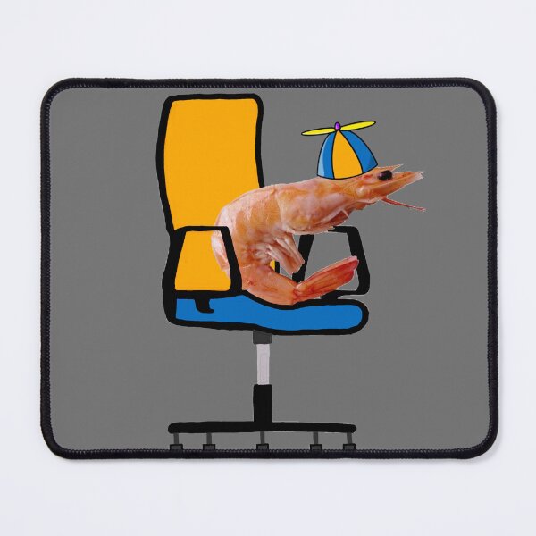 Item preview, Shrimp in Desk Chair: Propeller Hat Edition designed and sold by Shrimps 4 Life.