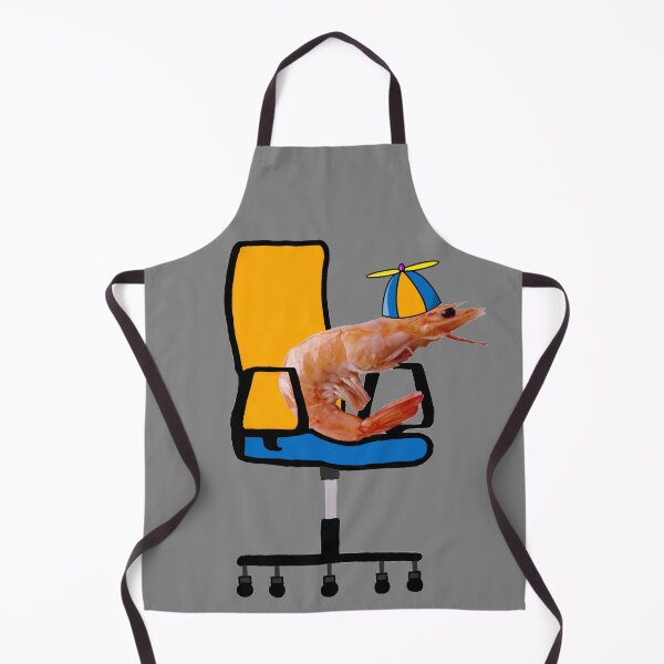Item preview, Shrimp in Desk Chair: Propeller Hat Edition designed and sold by Shrimps 4 Life.