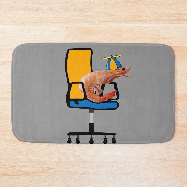 Item preview, Shrimp in Desk Chair: Propeller Hat Edition designed and sold by Shrimps 4 Life.
