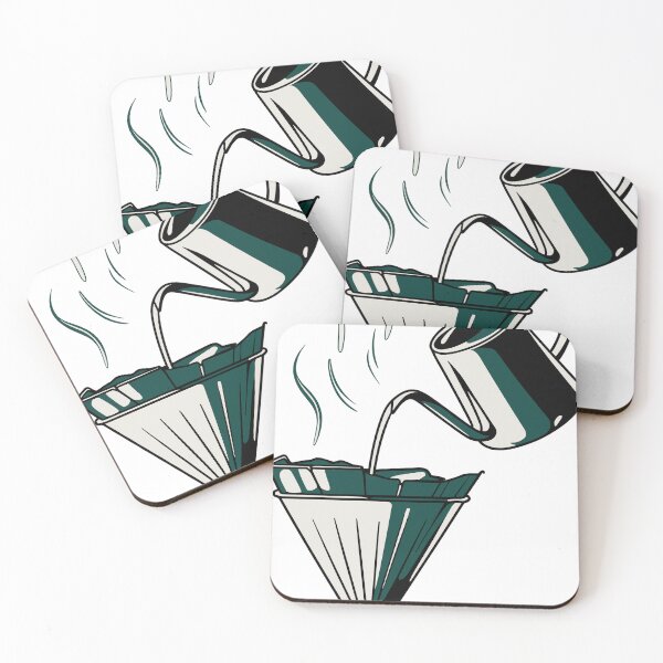 Item preview, V60 Coffee Drip Pouring Line Art – Perfect Brew Design designed and sold by waterloop.