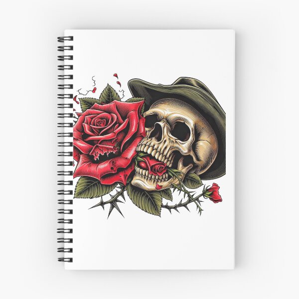 Item preview, #2..Skull and Red Rose designed and sold by Daofa.