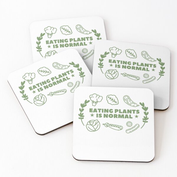 Item preview, Eating Plants is Normal – Perfect for Proud Veggie Lovers designed and sold by DesignDazzles.