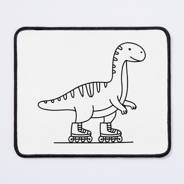Artikelvorschau, Dinosaurier spielen Rollerblades entworfen und verkauft von rasagamastore.