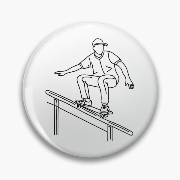 Item preview, man riding a skateboard grinding on a stair handrail designed and sold by rasagamastore.