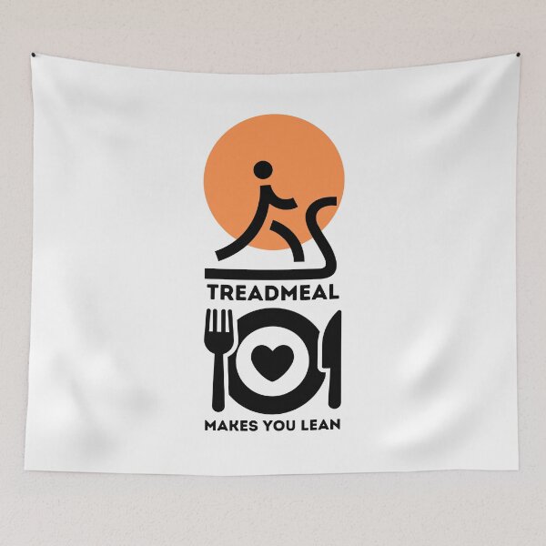 Item preview, Treadmeal Makes You Lean – Fun and Motivational Fitness designed and sold by DesignDazzles.