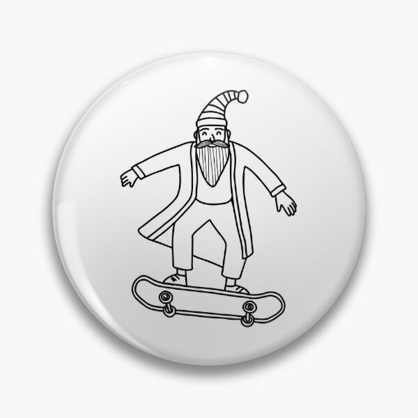 Item preview, old man wearing a robe jumping with a skateboard designed and sold by rasagamastore.