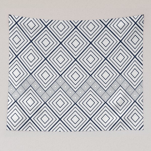 Item preview, White ethnic modern pattern designed and sold by _Patternique_.
