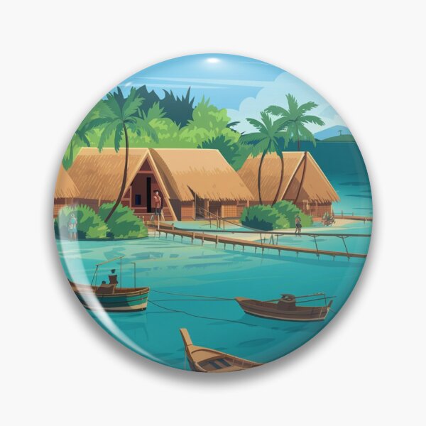 Item preview, Native Island Village designed and sold by TendenciaImpressa.