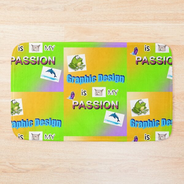 Item preview, GRAPHIC DESIGN IS MY PASSION WORD ART MEME designed and sold by aydapadi.