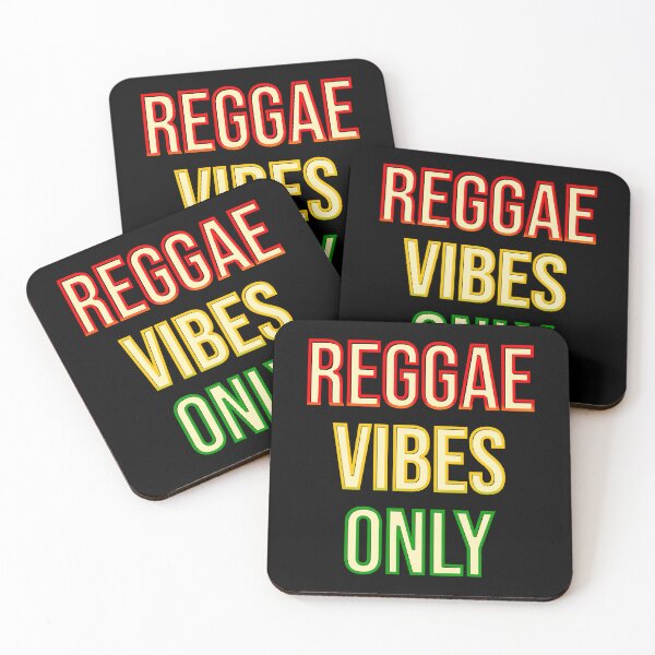 Item preview, Reggae Vibes Only lettering in red gold and green designed and sold by DaveDanchuk.