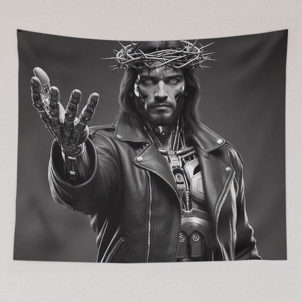 Item preview, Cyborg Jesus designed and sold by jay-cack.