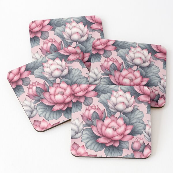 Item preview, An Elegant Seamless Pattern of Lotus Flower designed and sold by erkabees.