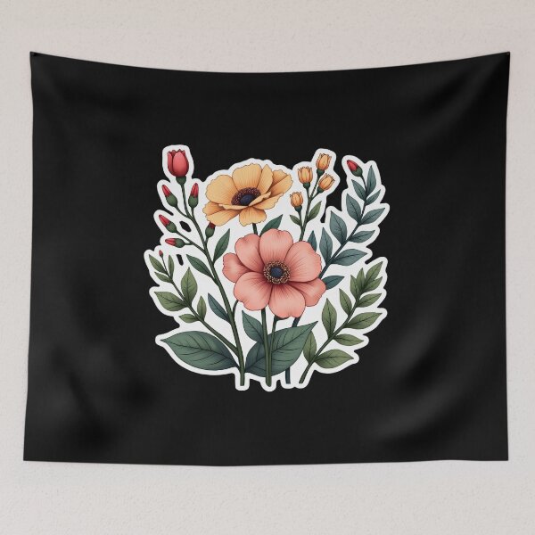 Item preview, Tropical Flower Fusion designed and sold by RadDeck.
