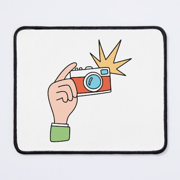 Item preview, hand holding retro camera with zap flash designed and sold by rasagamastore.