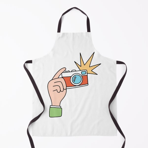 Item preview, hand holding retro camera with zap flash designed and sold by rasagamastore.