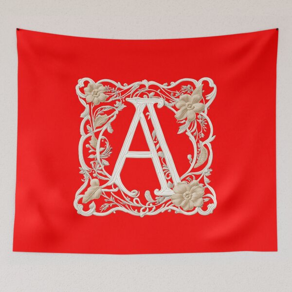 Item preview, Embroidered letter A designed and sold by TomaszGolaski.