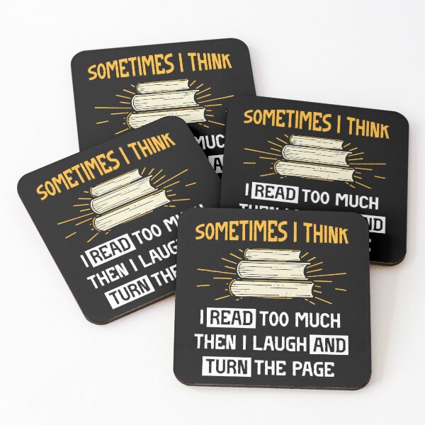 Item preview, Sometimes I Think I Read Too Much   designed and sold by NNStoreFreiburg.