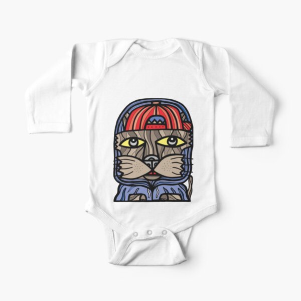 "Quick Kat" Long Sleeve Baby One-Piece