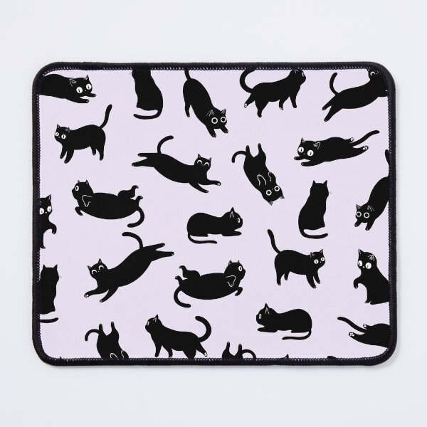Item preview, playful happy black cats posing designed and sold by ScorpioSunStudio.