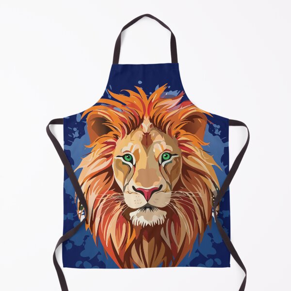 Aperçu de l'œuvre Lion d'art éclaboussant créée et vendue par CosioInc.