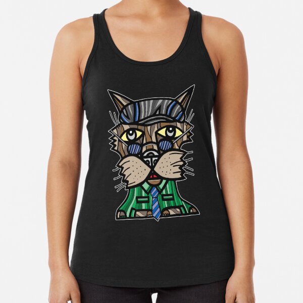 "Dusk Kat" Racerback Tank Top