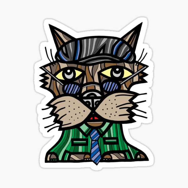 "Dusk Kat" Sticker