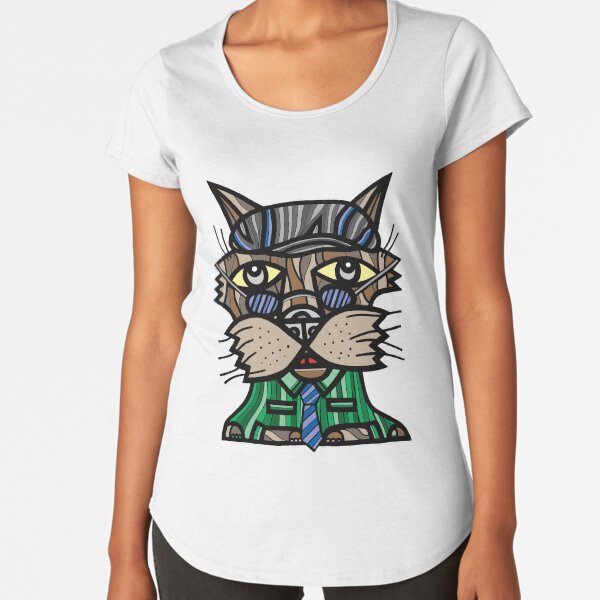 "Dusk Kat" Premium Scoop T-Shirt