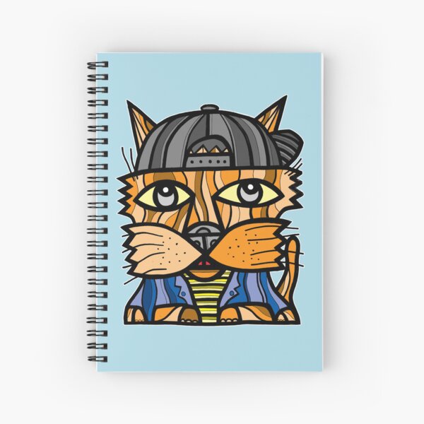 "Cool Kat" Spiral Notebook