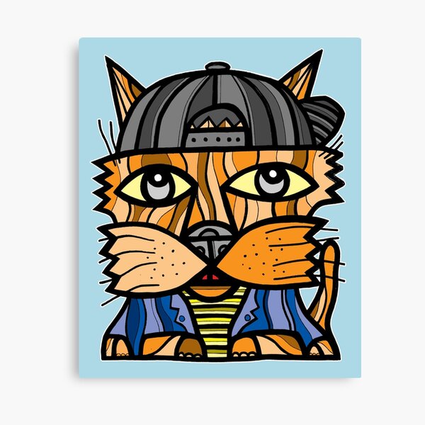 "Cool Kat" Canvas Print